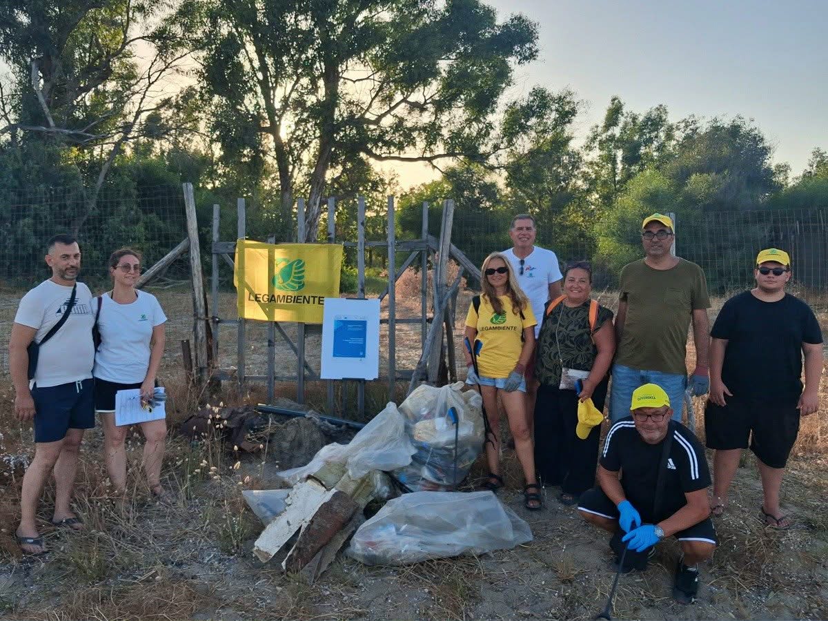 Progetto Acqua Azzurra, a Gabella Grande recuperati circa 50 chili di rifiuti